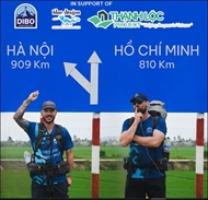 Australian and Irish walkers to complete 2,000km trek to support Vietnamese children